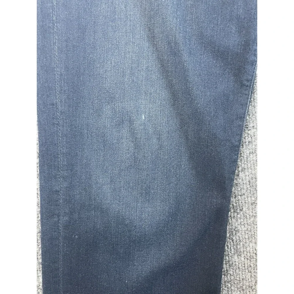 7 For All Mankind Slimmy Jeans Women 29 Blue Luxe Straight Leg Dark Wash Denim - Picture 6 of 12